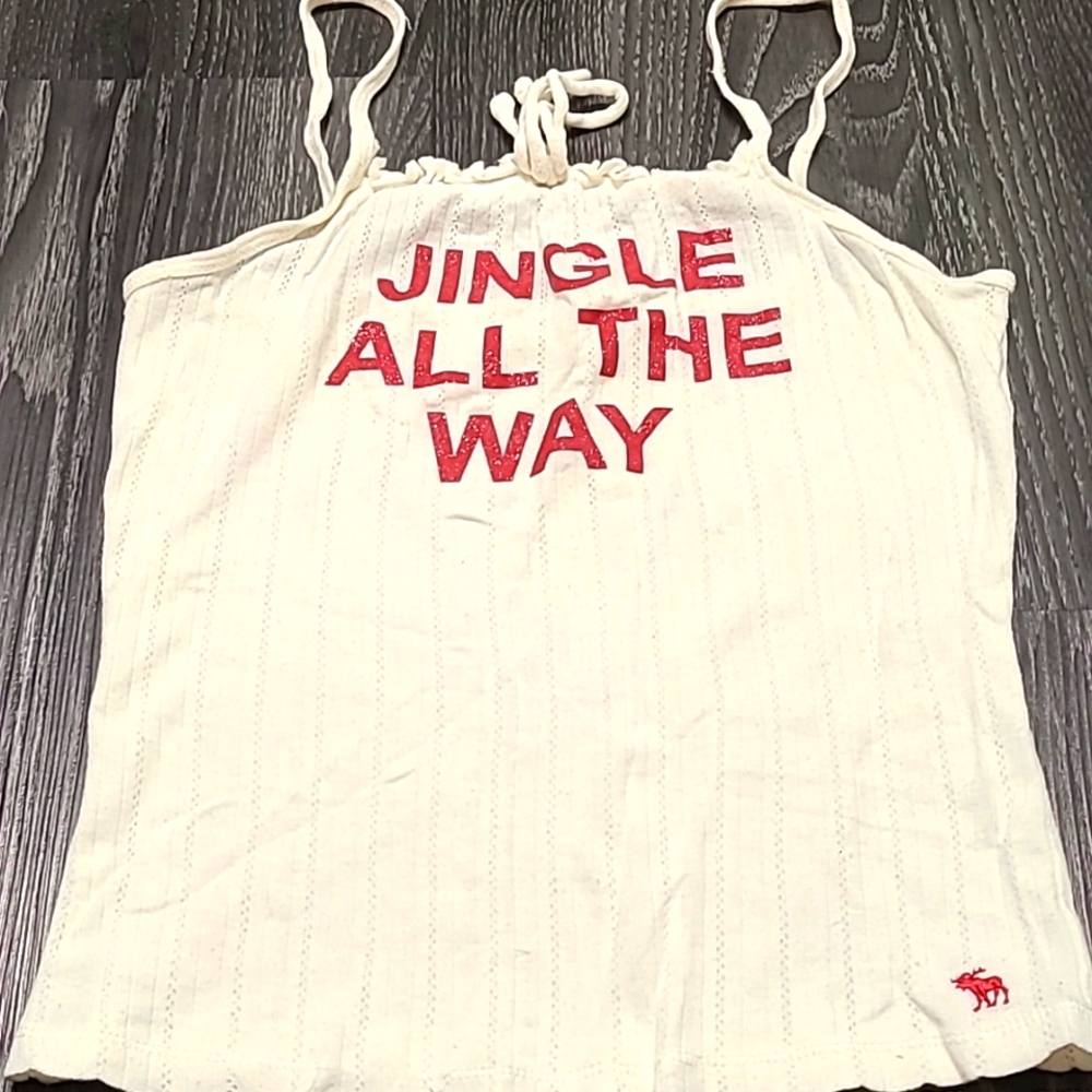 Abercrombie and Fitch cream color Size Medium pajama top.